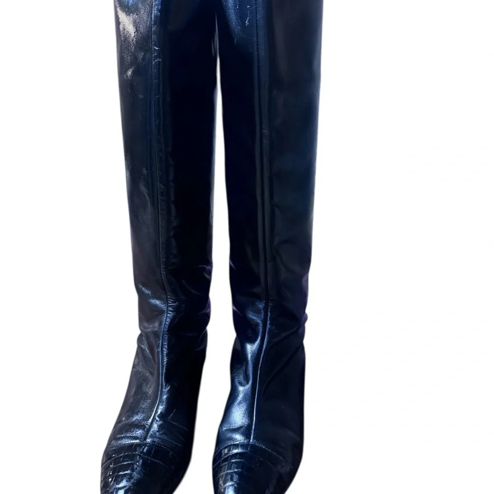 Elegant Black Over the Knee Boots